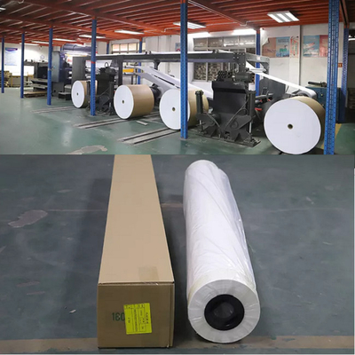 Quick Dry 90gsm Sublimation Paper Rolls 60" Dye Clothing Nylon Transfer Paper