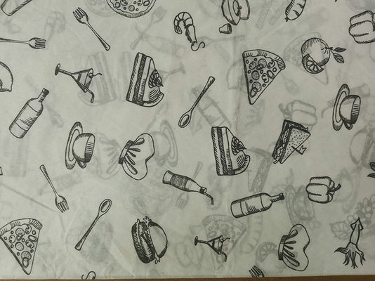 20-60gsm Food Wrapping Paper , Non Toxic Wrap Burger Wax Paper