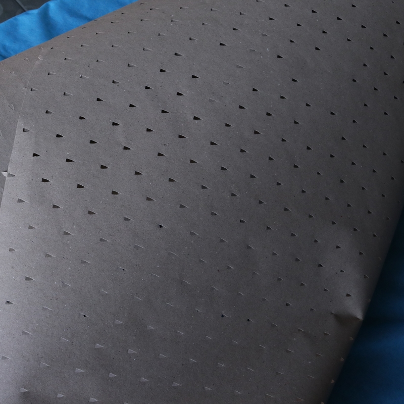 Stretch Perforated Kraft Paper 80gsm Round Hole Underlayment